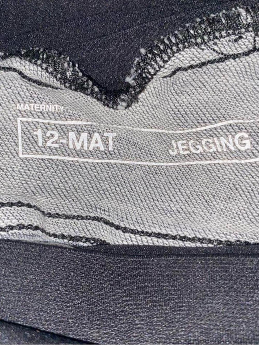 Sonoma Navy Overband Straight Leg Maternity Jeans - Picture 3 of 5